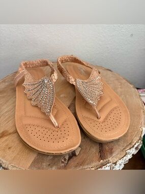 Forever Comfort Boho Chic Sandals, Size 6.5